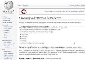 Cronologia d'invents i descobertes | Recurso educativo 734913