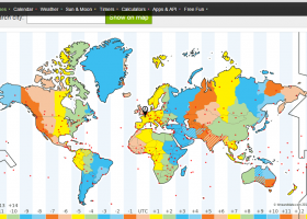 Time Zone Map | Recurso educativo 736576