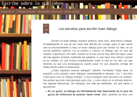 Escribe sobre lo que sabes: Los secretos para escribir buen diálogo | Recurso educativo 737650