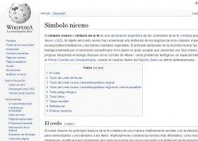 Símbolo niceno | Recurso educativo 741285