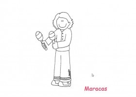 Instrumentos de percusión: maracas | Recurso educativo 741574