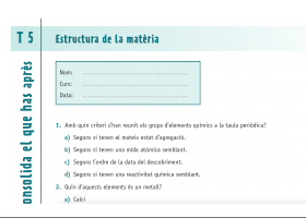 Estructura de la matèria | Recurso educativo 732049