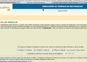 Resolució de triangles rectangles | Recurso educativo 751645