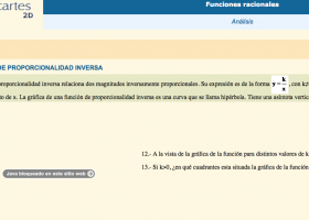 Funcions racionals: funcions de proporcionalitat inversa | Recurso educativo 751987