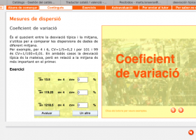 Mesures de dispersió: coeficient de variació | Recurso educativo 752014