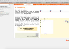 Probabilitat: regla de Laplace | Recurso educativo 752040