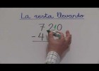 Restes portant-ne amb nombres de 3 xifres | Recurso educativo 770339