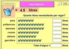 Problemes de litres | Recurso educativo 770416