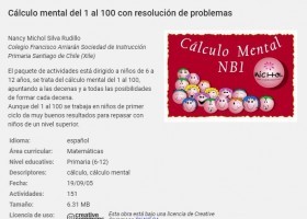 Cálculo mental | Recurso educativo 772488