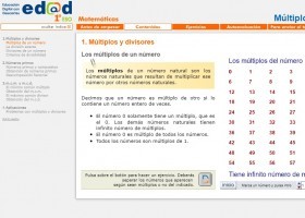 Múltiplos y divisores | Recurso educativo 772819