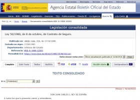 Legislació sobre contractes d'assegurança | Recurso educativo 773815