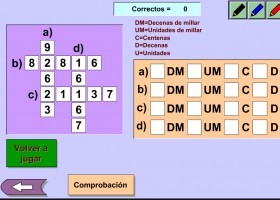 Mots encreuats de nombres decimals | Recurso educativo 774810