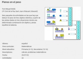 Pienso en el peso | Recurso educativo 775136