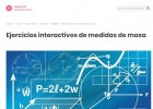 Ejercicios interactivos de medidas de masa | Recurso educativo 775151