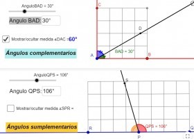 Ángulos complementarios y suplementarios | Recurso educativo 776012