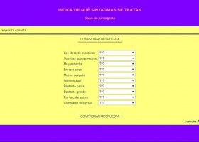 INDICA DE QUÉ GRUPO SINTÁCTICO SE TRATA | Recurso educativo 776147