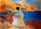 Clotilde and Elena on the rocks of Jávea, Sorolla | Recurso educativo 778813